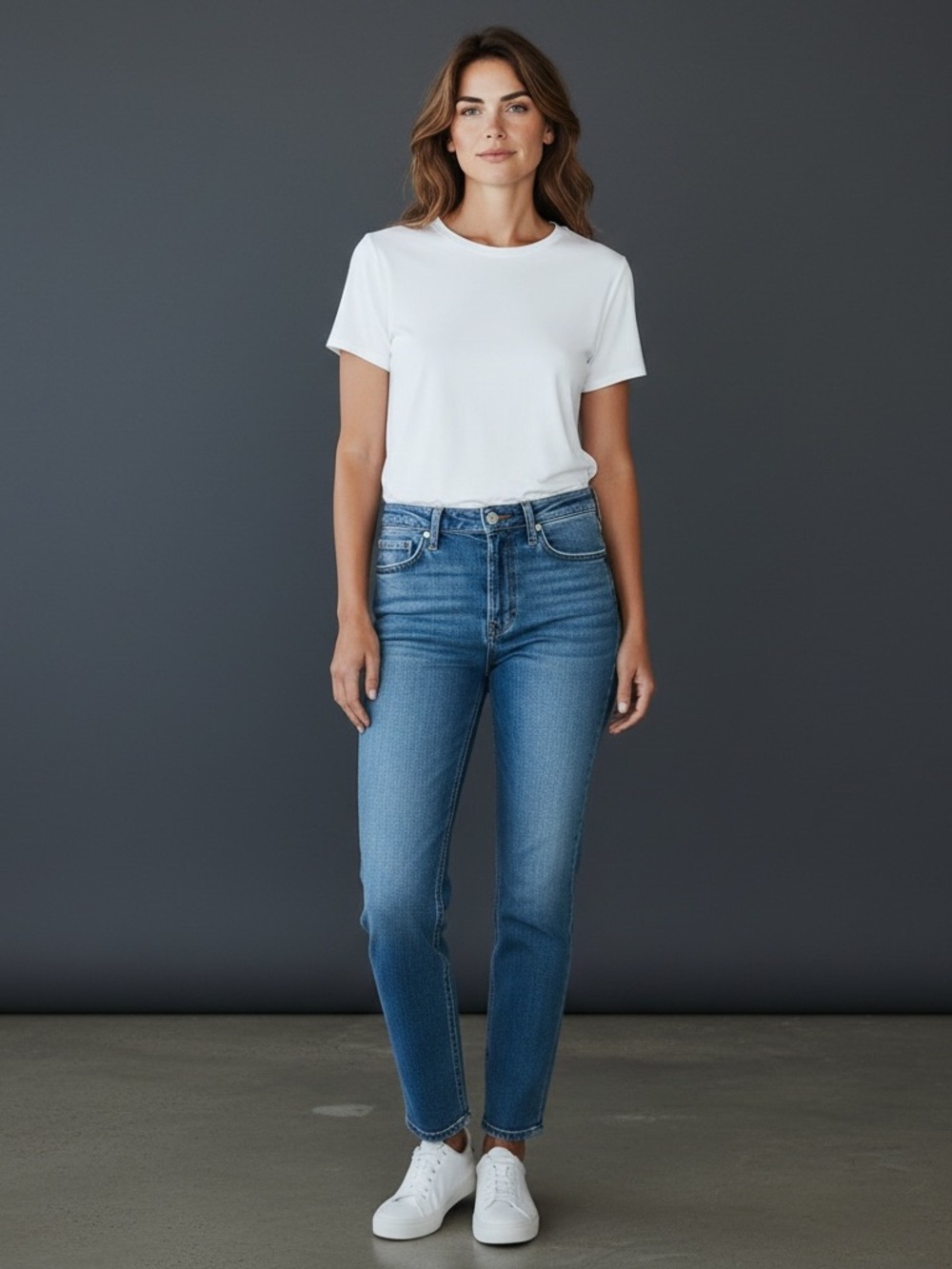 170. Gap 1969 Legging Jean in Blue faded Wash